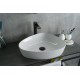 Раковина Gid N9386 51139 накладная белая 50x40x12