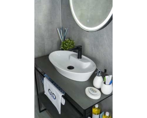 Раковина Gid N9398 51142 накладная белая 61x37x12