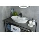 Раковина Gid N9398 51142 накладная белая 61x37x12