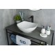 Раковина Gid N9412 51191 накладная белая 41.5x38x14