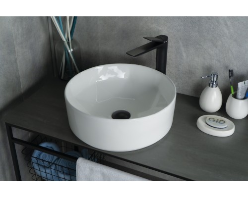 Раковина Gid N9425 51144 накладная белая 40x40x15
