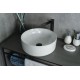 Раковина Gid N9425 51144 накладная белая 40x40x15