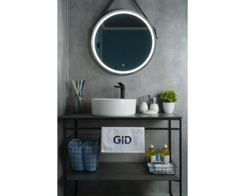 Раковина Gid N9425 51144 накладная белая 40x40x15