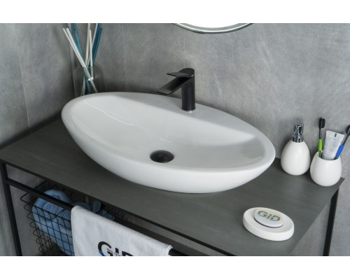 Раковина Gid N9435 51149 накладная белая 73x41.5x13.5