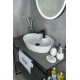 Раковина Gid N9436 51150 накладная белая 55x40x10.5