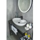 Раковина Gid N9438 51151 накладная белая 65x43x12