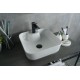 Раковина Gid N9443 51154 накладная белая 41x41x15