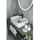 Раковина Gid N9445 51155 накладная белая 52x41.5x15