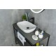 Раковина Gid N9447 51157 накладная белая 51x34x13