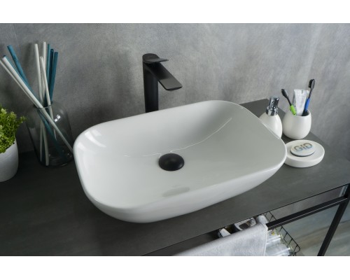Раковина Gid N9447 51157 накладная белая 51x34x13