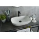 Раковина Gid N9447 51157 накладная белая 51x34x13