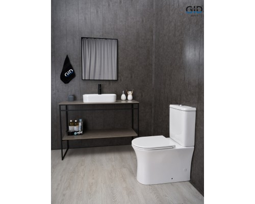 Раковина Gid N9550 51229 накладная белая 50x40x11