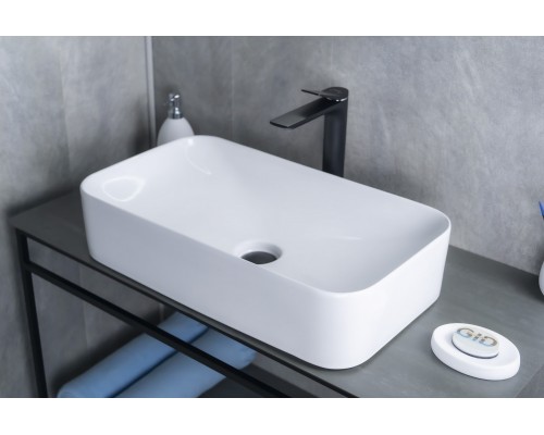 Раковина Gid N9596 51199 накладная белая 61x35x13