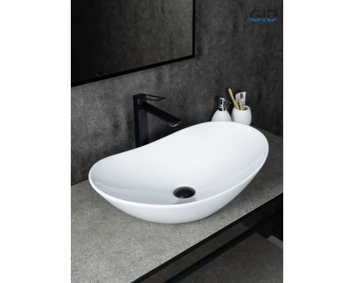 Раковина Gid N9811 51175 накладная белая 61x37x15
