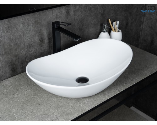 Раковина Gid N9811 51175 накладная белая 61x37x15