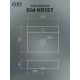 Раковина Gid N9157 51216 накладная белая 57x45.5x15.5