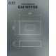 Раковина Gid N9598 51230 накладная белая 61x38x15