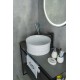 Раковина Gid W969 51174 накладная белая 41x41x18