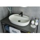 Раковина Gid Wm1346 51192 накладная белая матовая 61x41x14