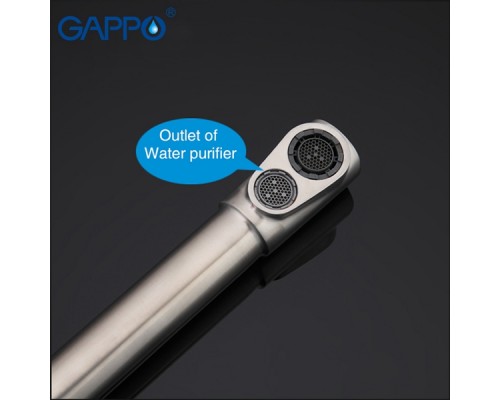 Смеситель Gappo для кухни со встроенным фильтром (краном) под питьевую воду G4399-1