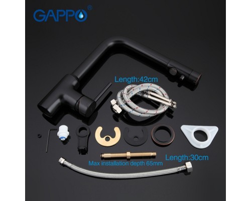 Смеситель Gappo для кухни со встроенным фильтром (краном) под питьевую воду G4390-10