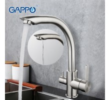 Смеситель Gappo для кухни со встроенным фильтром (краном) под питьевую воду G4399