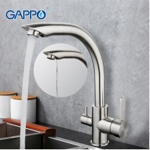 Смеситель Gappo для кухни со встроенным фильтром (краном) под питьевую воду G4399
