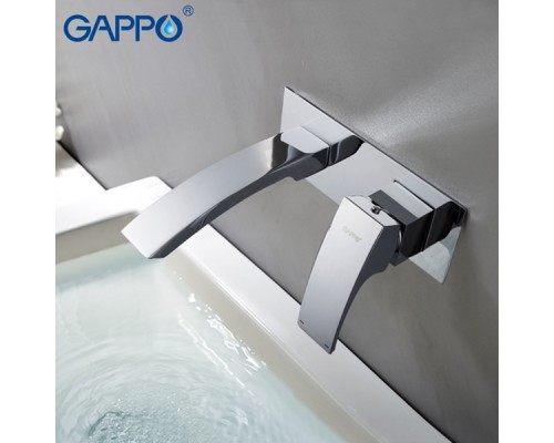 Смеситель для раковины Gappo G1007-2 настенный