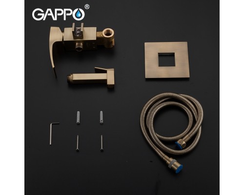 Смеситель с гигиеническим душем Gappo G7207-4