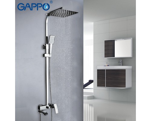 Душевая стойка со смесителем Gappo G2407