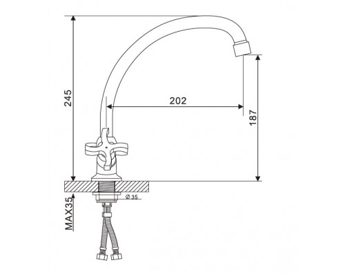 Смеситель Gappo Jacob для кухни G4043
