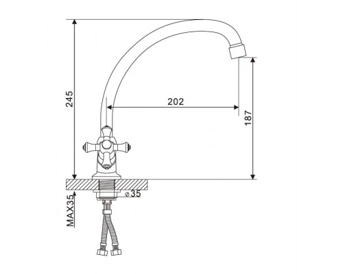 Смеситель Gappo Jacob для кухни G4046
