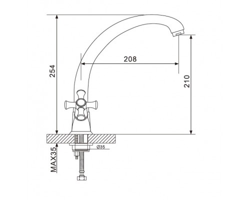Смеситель Gappo Jacob для кухни G4142