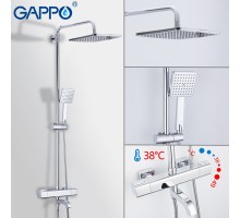 Душевая стойка с термостатом Gappo G2491