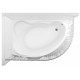 Карниз для ванны Aquanet Maldiva 00175656 150*90 см полукруглый