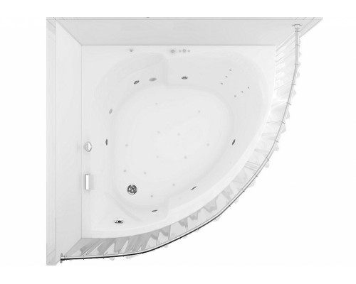 Карниз для ванны Aquanet Palau 00157485 140*140 см полукруглый