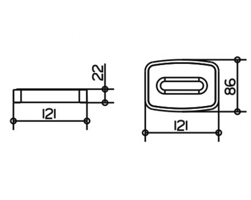 Мыльница Keuco Elegance New 11655 019001