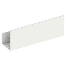 Полочка для душа Keuco со сливными прорезями и интегрированными крючками, цвет белый (RAL 9010), 24952510000