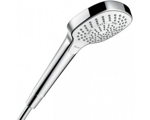 Душевой гарнитур Hansgrohe 26580400 Croma Select E Multi, штанга 65 см, белый/хром