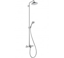 Душевая система Hansgrohe Croma 220 Showerpipe 27223000 с поворотным верхним душем, Ø 220 мм