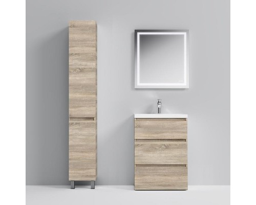 Тумба Am.Pm Gem S M91FSX0602OF под раковину напольная 60 см, со встроенной ступенькой для детей, светлый дуб