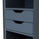 Пенал Am.Pm Inspire 2.0 M50ACHX0406GM подвесной 40 см, универсальный, цвет графит, матовый