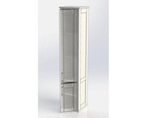 Пенал Aquanet Бостон М, 36 см, белый матовый, левый/правый, 00209680/00209681