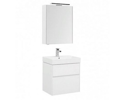 Тумба под раковину Aquanet Бруклин 60 00203958, цвет- белый