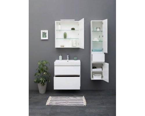 Тумба под раковину Aquanet Бруклин 60 00203958, цвет- белый