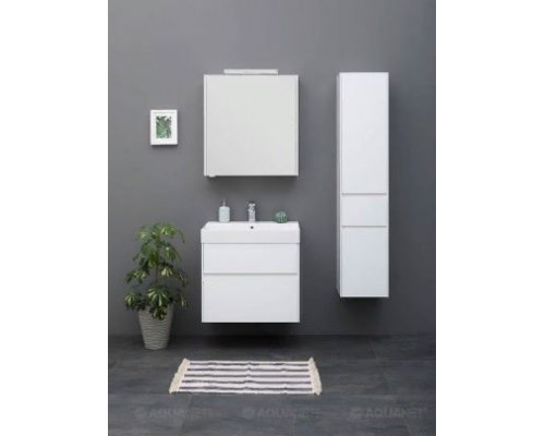 Тумба под раковину Aquanet Бруклин 60 00203958, цвет- белый