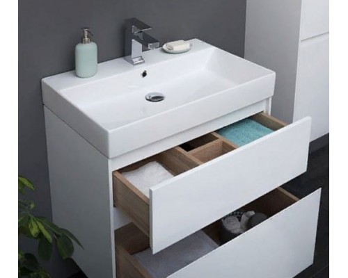 Тумба под раковину Aquanet Бруклин 60 00203958, цвет- белый