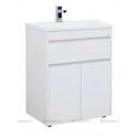 Тумба под раковину Aquanet Токио 68 00237746 (напольная, 1 ящик, 2 дверцы), цвет белый