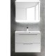Тумба под раковину BelBagno Vittoria-800-2C-SO-BL 80 см подвесная, цвет белый глянцевый