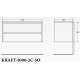 Тумба под раковину BelBagno Kraft KRAFT-1000-2C-SO-RGB, подвесная